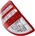 Driver Side Tail Light, Without bulb(s), Halogen, Clear and Red Lens, Japan Built, CAPA CERTIFIED
