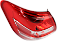Driver Side Tail Light, Without bulb(s), Halogen, Clear and Red Lens, Japan Built, CAPA CERTIFIED