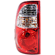 Driver Side Halogen Tail Light, With bulb(s), OE Replacement,  with Socket and Wiring, Fleetside (Standard Bed), Standard Cab Pickup (Regular Cab)/Extended Cab Pickup (Access Cab), CAPA Certified