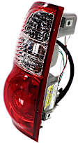 Driver Side Halogen Tail Light, With bulb(s), OE Replacement,  with Socket and Wiring, Fleetside (Standard Bed), Standard Cab Pickup (Regular Cab)/Extended Cab Pickup (Access Cab), CAPA Certified