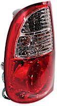 Driver Side Halogen Tail Light, With bulb(s), OE Replacement,  with Socket and Wiring, Fleetside (Standard Bed), Standard Cab Pickup (Regular Cab)/Extended Cab Pickup (Access Cab), CAPA Certified