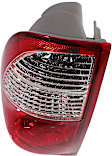 Driver Side Halogen Tail Light, With bulb(s), OE Replacement,  with Socket and Wiring, Fleetside (Standard Bed), Standard Cab Pickup (Regular Cab)/Extended Cab Pickup (Access Cab), CAPA Certified