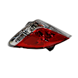 Driver Side Tail Light, without Bulb, Halogen, Clear and Red Lens, CE/L/LE/SE Models, 4 Cyl., 1.5L Engine, Hatchback, CAPA CERTIFIED