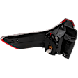 Passenger Side, Outer Tail Light, with Bulb, LED, Clear and Red Lens, Except SE Model, CAPA CERTIFIED