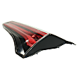 Passenger Side, Inner Tail Light, With bulb(s), Halogen, Clear and Red Lens, LE/XLE Models, Japan/USA Built Vehicle, CAPA CERTIFIED