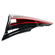 Passenger Side, Inner Tail Light, With bulb(s), Halogen, Clear and Red Lens, LE/XLE Models, Japan/USA Built Vehicle, CAPA CERTIFIED
