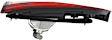 Passenger Side, Inner Tail Light, with Bulb, Halogen, Clear and Red Lens, 4 Cyl., 1.8L Engine, CAPA CERTIFIED
