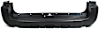 Rear Primed Bumper Cover, Without Trailer Hitch Holes, CAPA CERTIFIED