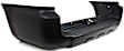 Rear Primed Bumper Cover, Without Trailer Hitch Holes, CAPA CERTIFIED
