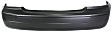 Rear Primed Bumper Cover, 6 Cyl., 3.0L Engine, With Exhaust Cut Out on Passenger Side And Molding Hole, CAPA CERTIFIED