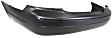 Rear Primed Bumper Cover, 6 Cyl., 3.0L Engine, With Exhaust Cut Out on Passenger Side And Molding Hole, CAPA CERTIFIED