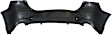 Rear Primed Bumper Cover, For (14-16, Base/LE/XLE Models), CAPA Certified