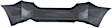 Rear Upper - Primed, Lower - Textured Bumper Cover, CAPA Certified