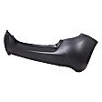 Rear Primed Bumper Cover, Hatchback CAPA Certified