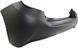 Rear Primed Bumper Cover, Hatchback CAPA Certified