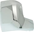Rear, Driver Side Bumper End, Chrome Plastic CAPA Certified