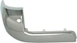 Rear, Driver Side Bumper End, Chrome Plastic CAPA Certified