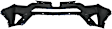 Front Primed Bumper Cover, With Parking Aid Sensor Holes, Except Hybrid Model, North America Built Vehicles, CAPA Certified
