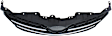Upper Grille Assembly, Painted Black Shell and Insert, LE Model, 4 Cyl., 1.8L Engine