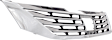 Upper Grille Assembly, Chrome Shell With Silver Insert