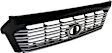 Upper Grille Assembly, Painted Silver Shell with Gray Insert, Platinum Model, 8 Cyl., 5.7L Engine, CAPA Certified