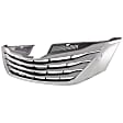 Upper Grille Assembly, Chrome Shell with Black Insert, XLE Model, 6 Cyl., 3.5L Engine, CAPA CERTIFIED