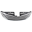Upper Grille Assembly, Chrome Shell with Black Insert, XLE Model, 6 Cyl., 3.5L Engine, CAPA CERTIFIED