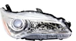 Passenger Side Headlight, with Bulb, Halogen, LE/XLE Models, CAPA CERTIFIED