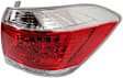 Passenger Side Tail Light, with Bulb, Halogen, USA Built Vehicle, Except Hybrid Models, CAPA CERTIFIED