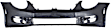Front Primed Bumper Cover, Except R-Line Model, CAPA Certified