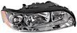 Passenger Side Headlight, with Bulb, Halogen, Clear Lens, CAPA Certified