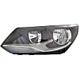 Driver Side Headlight, with Bulb, Halogen, Clear Lens, 4 Cyl., 2.0L Engine, CAPA CERTIFIED