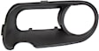 Front, Passenger Side Fog Light Trim, Textured Black