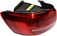 Driver Side, Outer Tail Light, with Bulb, Halogen, Clear and Red Lens, 2015 To 6-28-2015, Hybrid Model, CAPA CERTIFIED