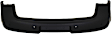 Rear Primed Bumper Cover, With Parking Aid Sensor Holes CAPA Certified