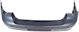 Rear Primed Bumper Cover, Sedan, With Parking Aid Sensor Holes