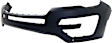 Front Primed Bumper Cover, Without Parking Aid Sensor Holes and Park Assist, With Tow Hook Holes and Cam