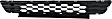 Front Bumper Grille, Textured Black