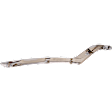 Front, Driver Side Bumper Trim, Chrome, Platinum Model
