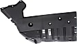 Driver Side Engine Splash Shield, Lower Air Deflector