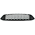 Grille Assembly, Chrome Shell With Black Insert