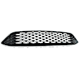 Grille Assembly, Chrome Shell With Black Insert