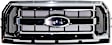 Grille Assembly, Chrome Shell with Textured Black Insert