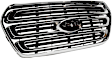 Grille Chrome Shell with Textured Dark-Gray Insert CAPA Certified
