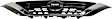 Grille Assembly, Textured Black Shell and Insert, CAPA CERTIFIED