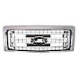 Grille Assembly, Textured Black Shell with Chrome Insert, CAPA CERTIFIED