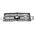 Grille, Satin Aluminum, Max Platinum/Platinum Models, CAPA Certified