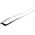 Grille Trim, Center, Lower, Chrome, CAPA CERTIFIED