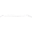 Grille Trim, Center, Lower, Chrome, CAPA CERTIFIED