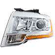 Driver Side Headlight, with Bulb, Halogen, 6 Cyl., 3.5L Engine